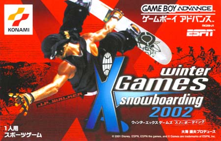 Caratula de ESPN Winter X-Games Snowboarding 2002 (Japonés) para Game Boy Advance
