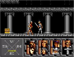 Pantallazo de Heroes of the Lance para Sega Master System