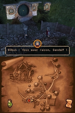 Pantallazo de LEGO El Señor de los Anillos para Nintendo DS